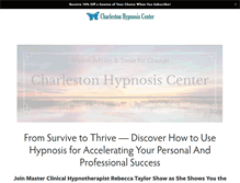 Tablet Screenshot of charlestonhypnosiscenter.com
